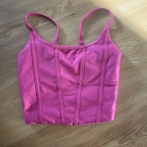 YPB Pink Athletic Top XXS